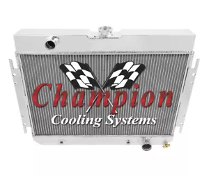 1965-1967 Chevy Chevelle All Alum 3 Row Core KR Champion Radiator - Picture 1 of 7