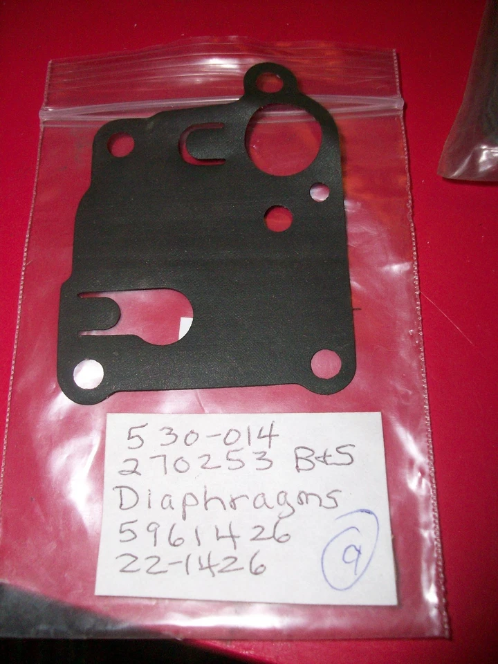 (9 unidades) DIAFRAGMA STENS 530-014 REEMPLAZA BRIGGS 270253 Foto 1 de 1