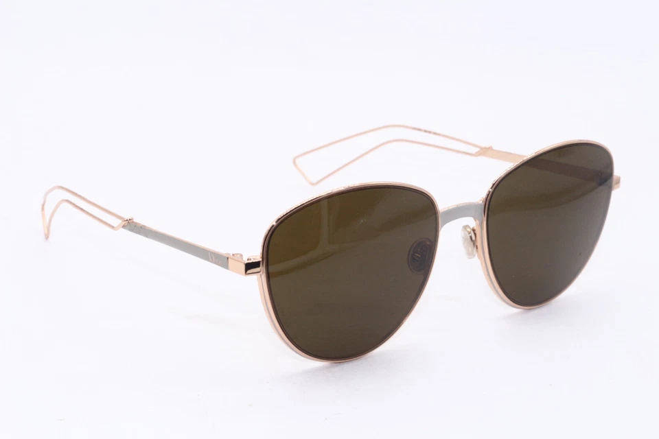 CHRISTIAN DIOR ULTRADIOR RCXEC ROSE GOLD WHITE AUTHENTIC FRAMES SUNGLASSES 56-19 - Image 1 of 4