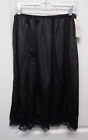 Vintage Danbury Black Half Slip - 27" - Plus Size 2X - New Old Stock