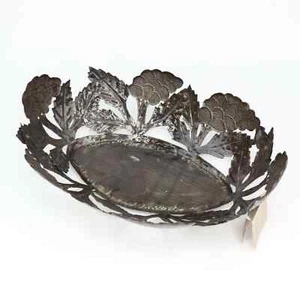 Heart of Haiti 18-in Recycled-Steel Grapes Decorative Bowl - Picture 1 of 6