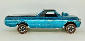 1968 Hot Wheels Redline CUSTOM FLEETSIDE Aqua Opening Cover YEAR ONE Beautiful! - Picture 1 of 10