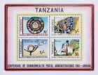 Commonwealth Postal Administration Conf. Arusha Tanzania 1981 MNH** Sheet 15003