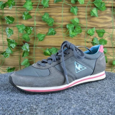 Zapatilla deportiva para mujer Le Coq Sportif Astra cuero gris talla 7 mediana ligeramente usada 2025 Foto 1 de 4