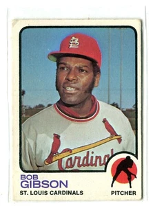 1973 Topps Bob Gibson #190 Salón de la Sala de San Luis Cardinales (ver escaneos para ver estado) - Imagen 1 de 2