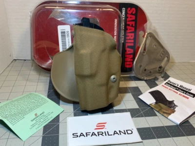Safariland 6378RDS ALS Cordura Tan LH Duty Holster for GLOCK 19 & 23 - LEFT HAND - Image 1 of 4