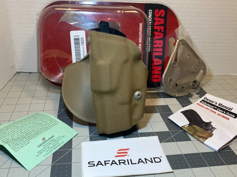 Safariland 6378RDS ALS Cordura Tan LH Duty Holster for GLOCK 19 & 23 - LEFT HAND - Image 1 of 4