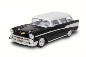 1957 CHEVROLET NOMAD 1/43 SCALE DIECAST CAR BLACK BY ROAD SIGNATURE X94203BK - Picture 1 of 1