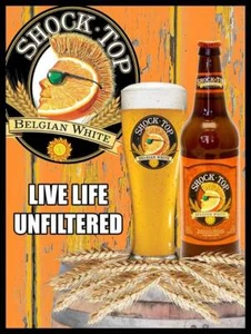 Shock Top Barrel Metal Sign - Picture 1 of 1