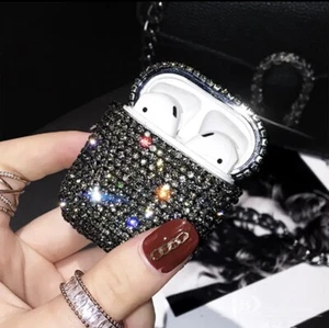 Luxury Bling Diamond Wireless Earphone Case For AirPods Gen 1 Protective Cover - Picture 1 of 3