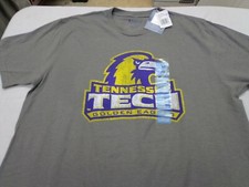 TENNESSEE TECH GOLDEN EAGLES Gray   T-Shirt CHAMPION New  LARGE