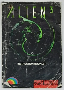 Alien 3 Super Nintendo Manual SNES Instruction Booklet - Picture 1 of 5