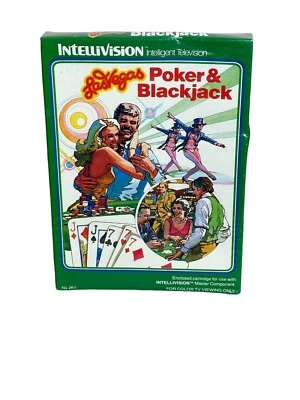 Intellivision Las Vegas Poker & Blackjack Mattel No. 2611 New in Box Sealed 1979 - Image 1 of 4