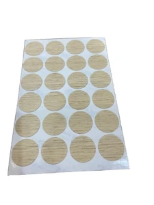 Copri Tappo a Vite Autoadesivo Rovere Ferrara Chiaro (20mm)Più EconomicoOnHereDoTheMaths! - Foto 1 di 4