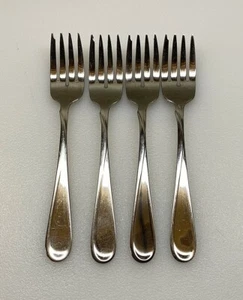 (4)  6 3/4" Salad Dessert Forks Oneida FLIGHT RELIANCE SS Glossy GR8 4 EASTER - Picture 1 of 3