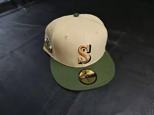 Seattle Mariners New Era Fitted Hat Vegas Strip Size 8 Pink UV 30th Anniversary - Picture 1 of 9