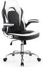 Racing Style Bonded Leather Gamer Chair, Ergonomic Office Chair Computer Desk Ex