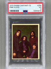1972 Panini #258 Pink Floyd Cantanti 72 PSA 3 - Pop 2 - 40 Higher (Music)