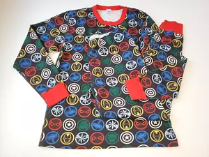 Erwachsene Unisex Hanna Andersson Marvel Pyjama Set Größe Large Long Johns - Bild 1 von 5