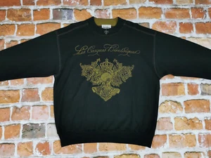 Carlo Colucci Vintage Pullover Les Casques Héraldiques Gold Gr: L Tip Top - Picture 1 of 9