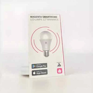 5 Stück Smart Home LED Lampe Warmweiß E27 Telekom Magenta - NEU! - Bild 1 von 1