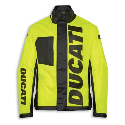 Ducati Aqua Rain Jacket (HV Yellow) 98107120 - Image 1 of 4