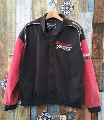 Jaqueta Choko Motorsports autêntica com zíper de corrida encaixe tamanho grande  - Imagem 1 de 4