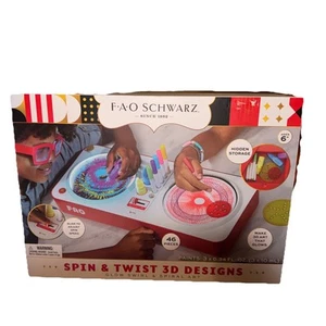 FAO Schwarz Spin & Twist 3D Designs Glow Swirl & Spiral Kit NEW - Picture 1 of 1