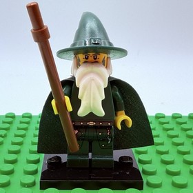 LEGO&reg; Castle Dark Green Wizard Minifigure Kingdoms Dragon Chess King 853373
