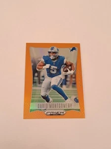 2024 Panini Prizm Deca DAVID MONTGOMERY Orange Prizm #/49 SP #103 Detroit Lions - Picture 1 of 3