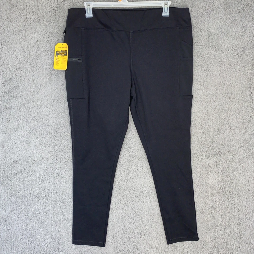 Carhartt Force Fitted 30x28 Ankle Length Leggings Women's Sz Med #BN3609-W