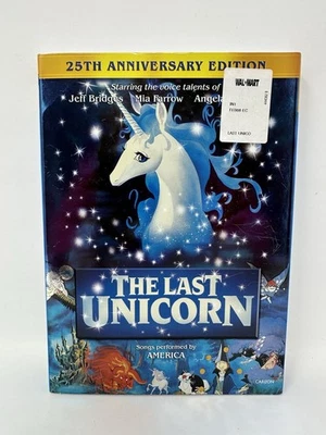 The Last Unicorn/1982 DVD 25th Anniversary Edition Animated Fantasy - MINT Disc! Foto 1 de 4