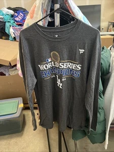 Fanatics Dodger World Series Long Sleeve Size large - Picture 1 of 4