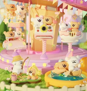 PLZDOT Maltés Happy Outing Serie 3.3" Caja Ciega Figura Lindo Adorno de Diseñador - Imagen 1 de 12