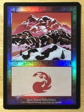 FOIL Mountain Japanese Odyssey Franz Vohwinkel #344 mtg SP