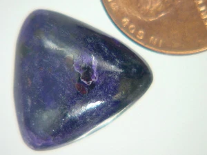 Piedra preciosa lapidaria de 10 billones de cabujón de 10 quilates Sugilita africana genuina 9960 k PERO - Imagen 1 de 1