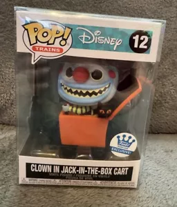 Funko Pop Clown in Jack In The Box Cart - #12 Nightmare Before Christmas - Rare - Picture 1 of 6
