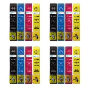 16 Ink Cartridges non-OEM to replace T1281 T1282 T1283 T1284 (T1285) Compatible - Picture 1 of 2