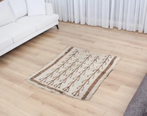 Alfombra Tulu tribal fragmentada pavo 3,51'x4,33' vintage envío rápido 11884 - Imagen 1 de 24