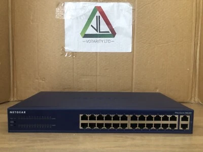 Netgear FS526T v2 No Bracket Netgear 24-Port Switch with Gigabit Ports (Inc VAT) - Image 1 of 4