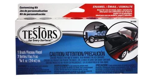 TES9119X Testors Enamel Kit:Model Car 6 Colors - Image 1 of 1