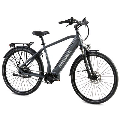 Tretwerk Sonic Nexus E Bike 28" Trekkingrad Herren Damen anthrazit 50cm B Ware - Bild 1 von 4