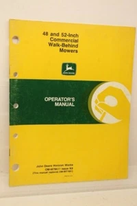 Manual del operador de cortacésped John Deere 48 y 52 pulgadas OM-M79611 edición K8  - Imagen 1 de 2