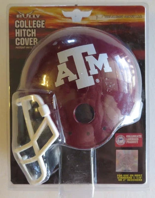Texas A&M Aggie Football Helmet Hitch Cover Bully CR-H905 Licensed NIB - Image 1 of 3