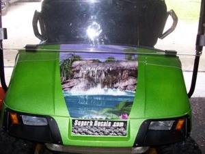 Golf Cart Jungle Water Fall 18&quot; Hood & Underseat Graphics set FIT all Year - Picture 1 of 3