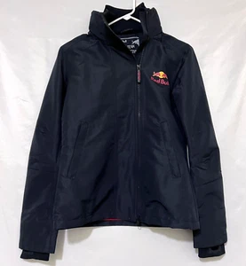 Red Bull Wings Team Collection Womens Size XS Black Zip-Up Jacket Hideaway Hood - Picture 1 of 10