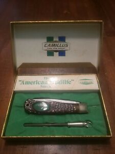Camillus 10 Knife American Wildlife Mountain Sheep USA W/Packaging