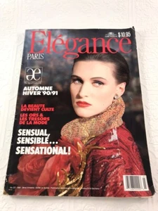 Elegance Paris 1990 Magazine #127- English/German/French Autumn Winter 1990/91 - Picture 1 of 8