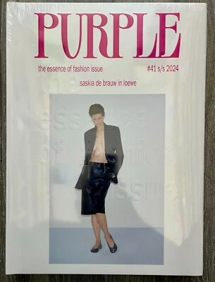 PURPLE FASHION MAGAZINE- #41 -S/S 2024-THE ESSENCE OF FAHION ISSUE- RANDOM COVER - Image 1 of 4
