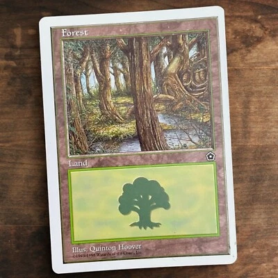 Forest Portal Second Age - Anthologies - Magic The Gathering MTG - Land - LP - Image 1 of 3